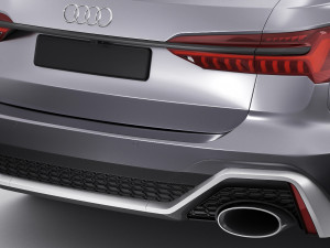 audi rs6 avant 2020 Modelo 3D