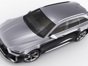 audi rs6 avant 2020 Modelo 3D