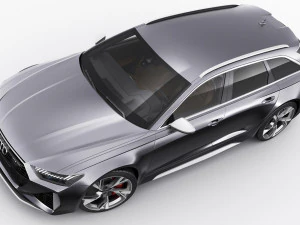 audi rs6 avant 2020 3D Model