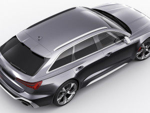 audi rs6 avant 2020 Modelo 3D