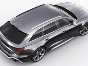 audi rs6 avant 2020 3D Model