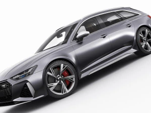 audi rs6 avant 2020 3D Model