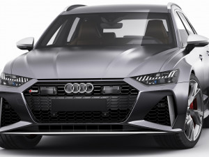 audi rs6 avant 2020 Modelo 3D