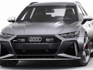 audi rs6 avant 2020 3D Model