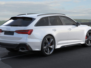 audi rs6 avant 2020 Modelo 3D