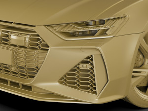 audi rs6 avant 2020 Modelo 3D