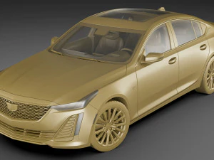 cadillac ct5 2020 3D Model
