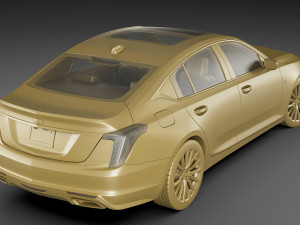 cadillac ct5 2020 3D 모델