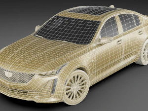 cadillac ct5 2020 3D Model