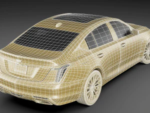 cadillac ct5 2020 3D Model