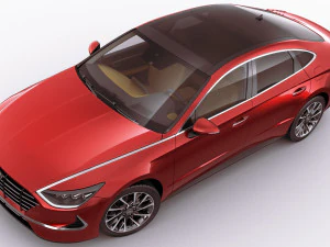 hyundai sonata 2020 3D Model