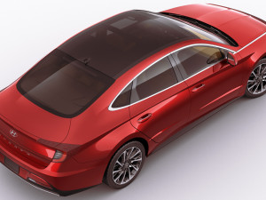 hyundai sonata 2020 3D Modell