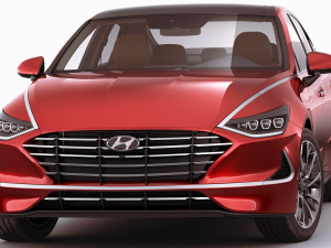 hyundai sonata 2020 3D Modell