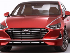 hyundai sonata 2020 3D Model