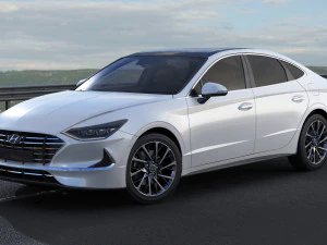 hyundai sonata 2020 3D Model