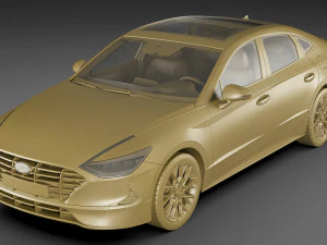 hyundai sonata 2020 3D Model