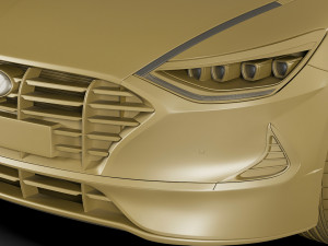 hyundai sonata 2020 3D Modell