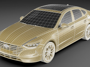 hyundai sonata 2020 3D Modell