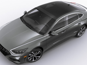 hyundai sonata us 2020 3D 모델
