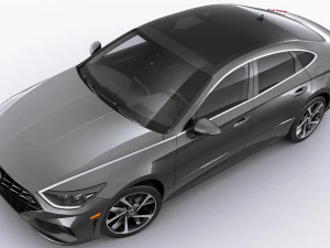 hyundai sonata us 2020 3D Model