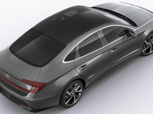 hyundai sonata us 2020 3D 모델