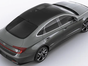 hyundai sonata us 2020 3D Model