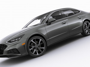hyundai sonata us 2020 3D 모델