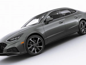 hyundai sonata us 2020 3D Model