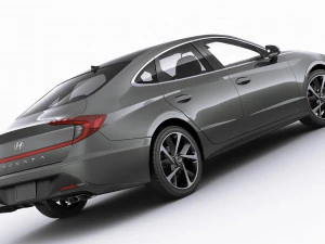 hyundai sonata us 2020 3D Model