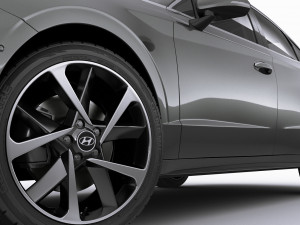 hyundai sonata us 2020 3D 모델