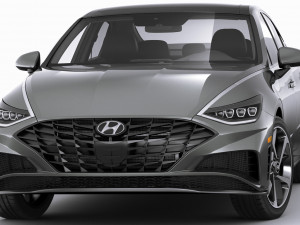 hyundai sonata us 2020 3D 모델