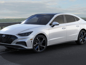 hyundai sonata us 2020 3D 모델