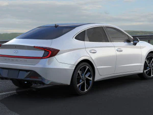 hyundai sonata us 2020 3D Model