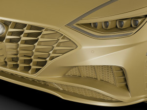 hyundai sonata us 2020 3D 모델