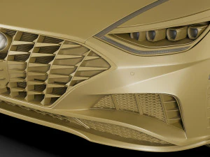hyundai sonata us 2020 3D Model