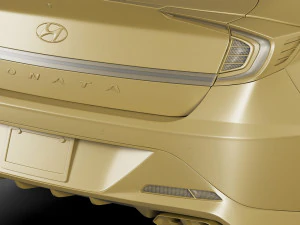 hyundai sonata us 2020 3D Model