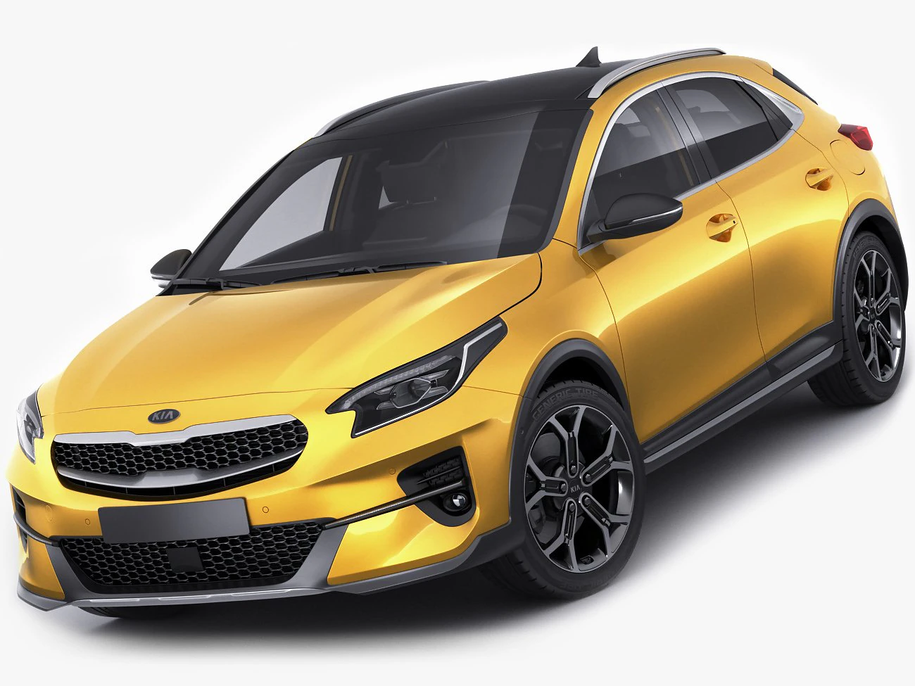kia xceed 2020 3D Model .c4d .max .obj .3ds .fbx .stl .blend