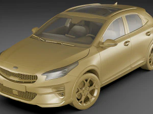 kia xceed 2020 3D Model