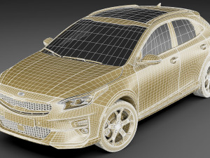 kia xceed 2020 3D 모델