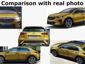 kia xceed 2020 3D Model