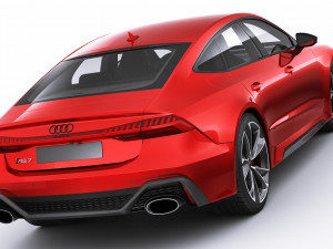 audi rs7 sportback 2020 3D Model