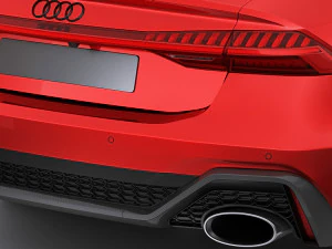 audi rs7 esportivo 2020 Modelo 3D