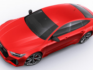 audi rs7 sportback 2020 3D Model