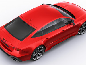 audi rs7 sportback 2020 3D Model