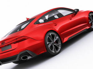 audi rs7 sportback 2020 3D Model