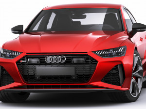 audi rs7 sportback 2020 3D Model