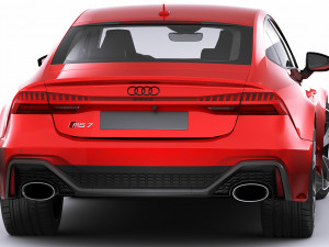 audi rs7 sportback 2020 3D Model