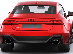 audi rs7 esportivo 2020 Modelo 3D