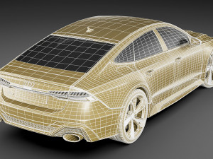 audi rs7 sportback 2020 3D Model