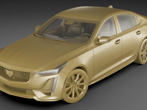 cadillac ct5-v 2020 3D Model